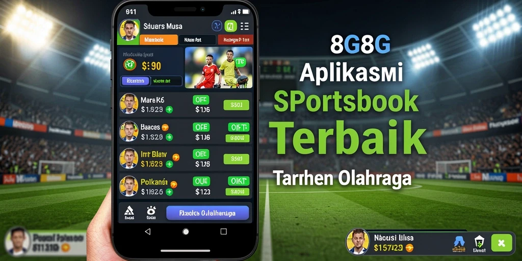 Tampilan gameplay menarik dari aplikasi 8G8G untuk taruhan olahraga.