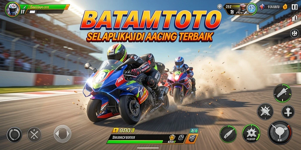 Tampilan seru gameplay balapan di BATAMTOTO yang mendebarkan.
