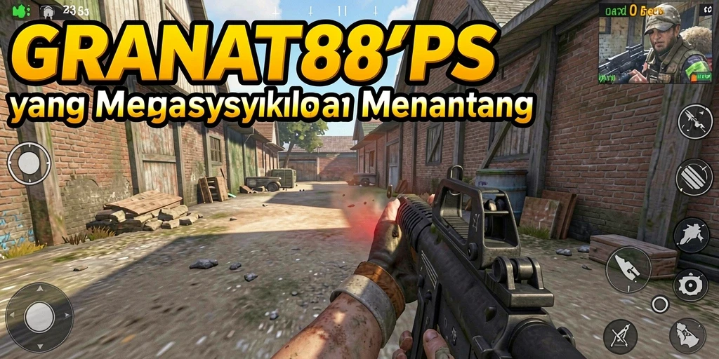 Tampilan gameplay seru di GRANAT88 dengan aksi tembak-menembak.
