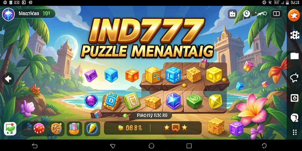 Tampilan gameplay IND777 yang penuh warna dan menantang.