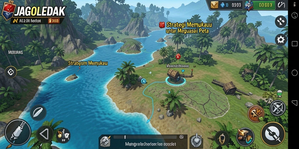 Tampilan gameplay JAGOLEDAK yang menarik dan strategis.