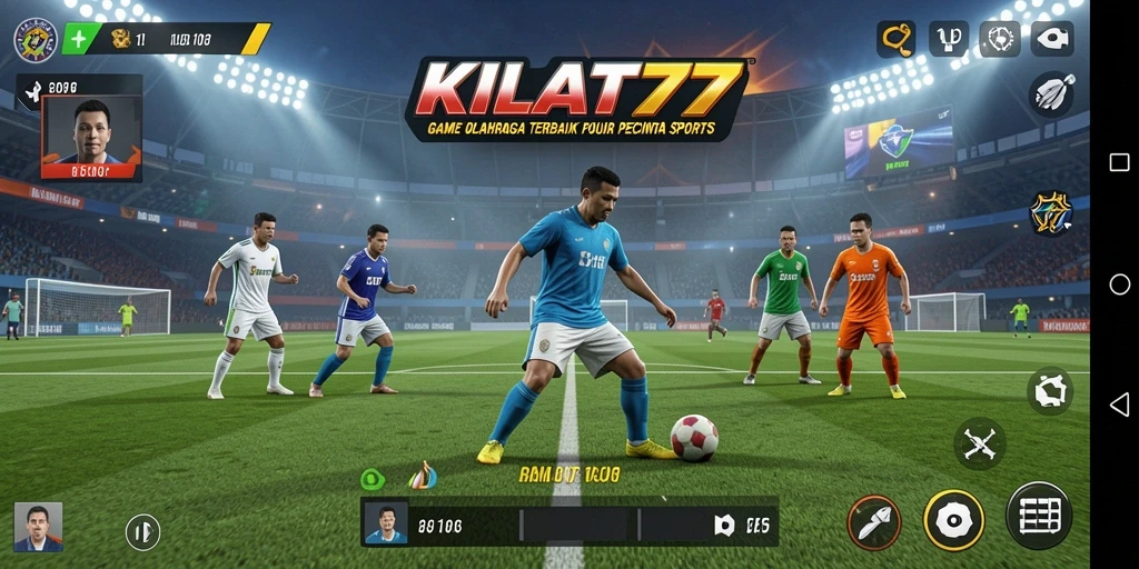 Tampilan gameplay KILAT77 yang menarik dan penuh aksi olahraga.