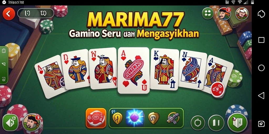 Screenshot gameplay Domino yang menampilkan keseruan permainan.