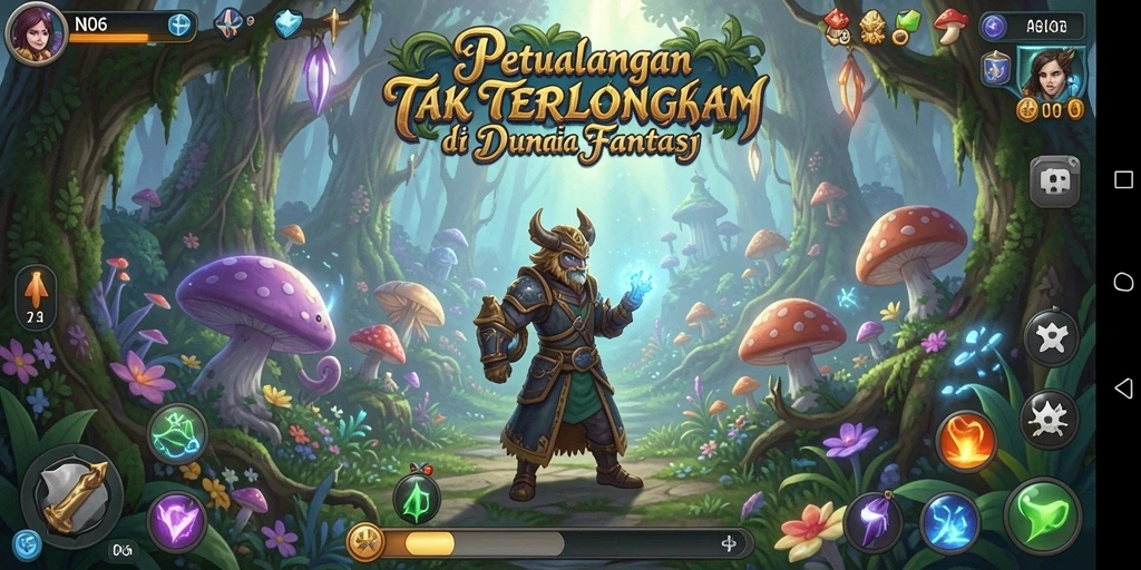Tangkapan layar N06 yang menampilkan aksi petualangan yang seru.