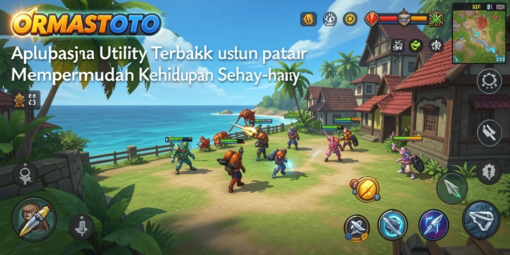 Tampilan antarmuka aplikasi ORMASTOTO yang user-friendly dan praktis untuk penggunaan sehari-hari.