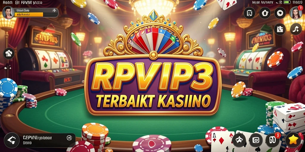 Tampilan gameplay menarik dari RPVIP3 dengan berbagai permainan Kasino.