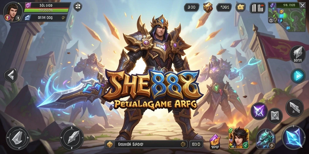 Screenshot gameplay yang menampilkan aksi seru di SHE888.